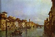 Bernardo Bellotto Arno in Florence. oil painting reproduction